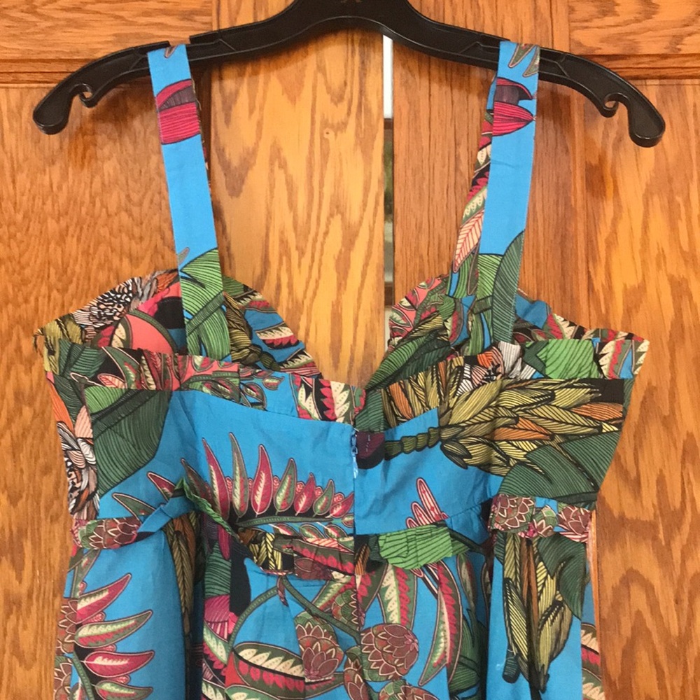 🎉Hist Pick🎉 Farm Rio Totally Tuiuiu Halter Maxi Dress size L - Picture 12 of 15